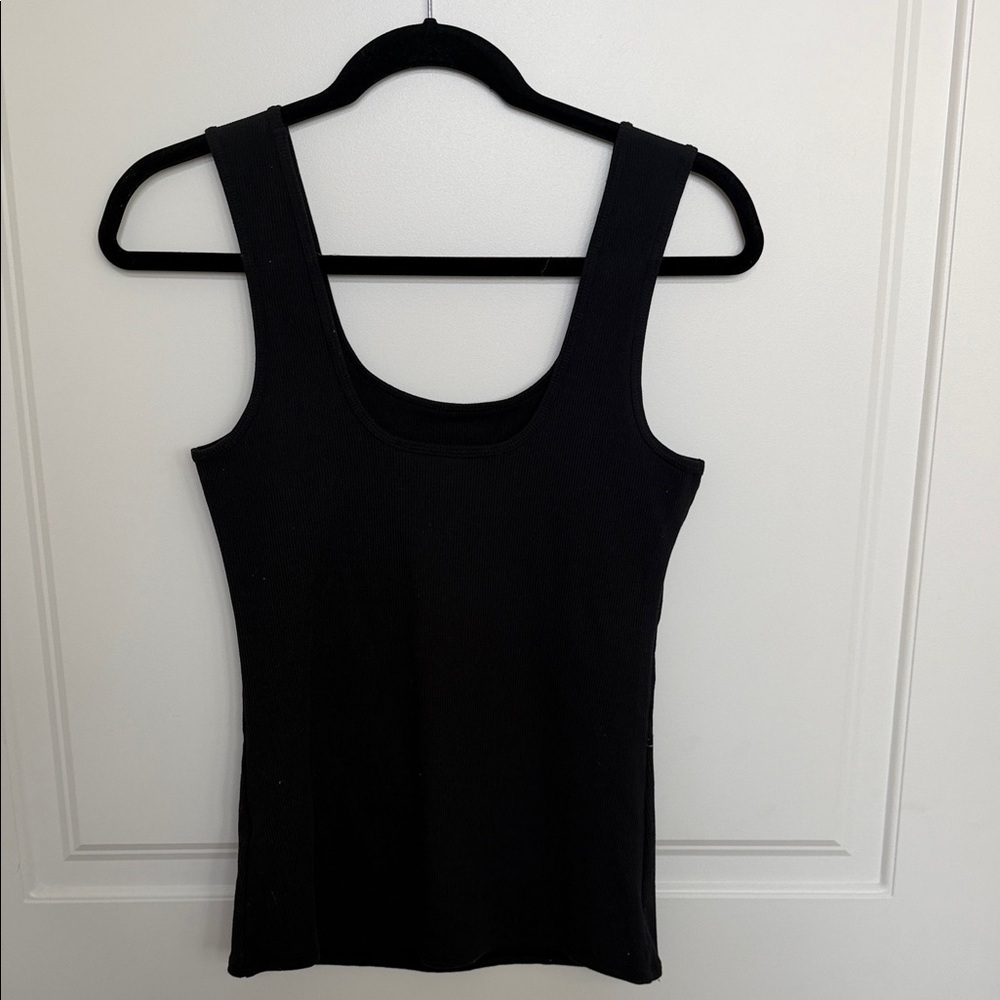 Zella Black Scoop Neck Tank Top - Picture 3 of 3